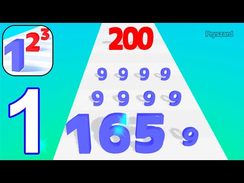 Gameplay Walkthrough Part 1 Merge Numbers All Levels 1-17 (Android) - YouTube