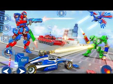 Police Robot Tank Egal Multi Robot Transformations Game 2021 - Android Gameplay