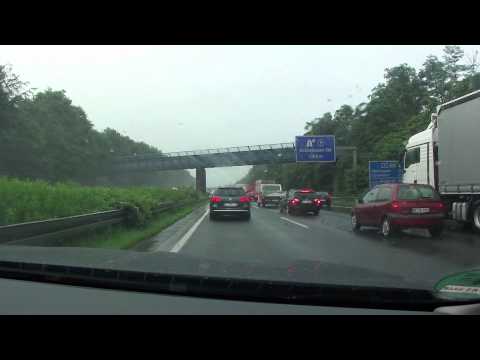 The co-drivers view: Autobahn A2