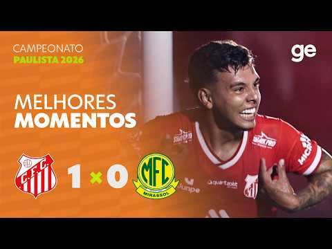 CAPIVARIANO 1 X 0 MIRASSOL | MELHORES MOMENTOS | 7ª RODADA | CAMPEONATO PAULISTA | ge.globo