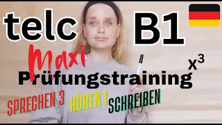 🎯 telc B1 Prüfungstraining - Sprechen - Hören - Schreiben