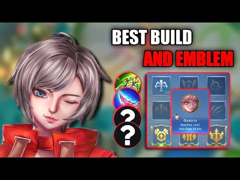 BEATRIX TOP GLOBAL BUILD AND EMBLEM | ONEHIT ALL HEROES - MLBB