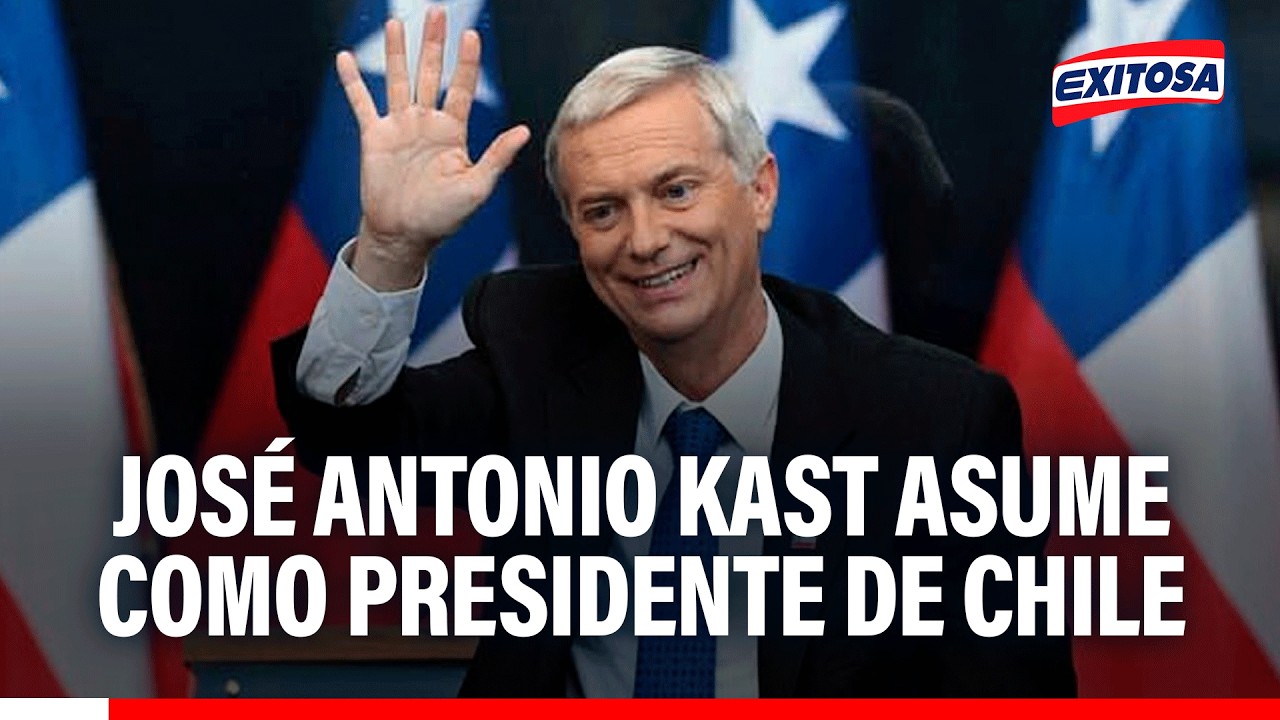 🔴🔵 José Antonio Kast asume como presidente de Chile