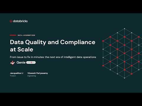 Watch: Genie ZeroOps for Data Quality and Compliance at Scale