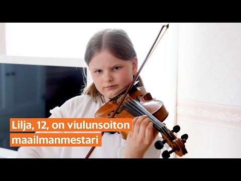 Lilja, 12, on viulunsoiton maailmanmestari