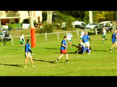 rugby a xiii  match ASPET / VS  CAHORS 1 er mi temps 2017  1er