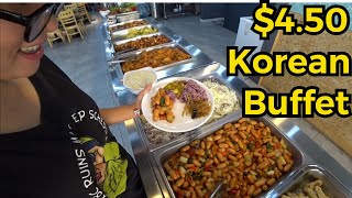 $4.50 Korean home food Buffet in Nampodong Busan Korea