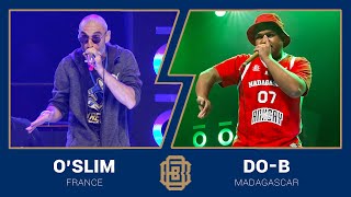  - Vocal Scratching 🇫🇷 O'Slim vs Do-B 🇲🇬 Beatbox Battle World Championship - Final