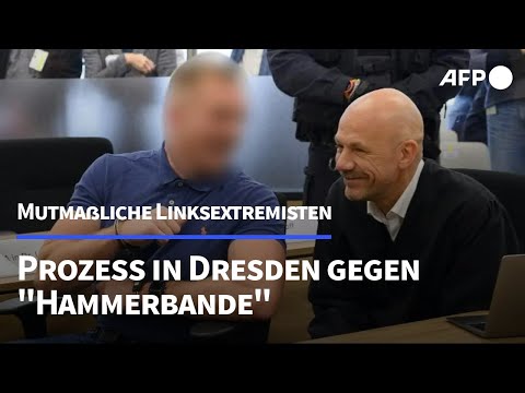 "Hammerbande": Prozess gegen mutmaßliche Linksextremisten in Dresden | AFP