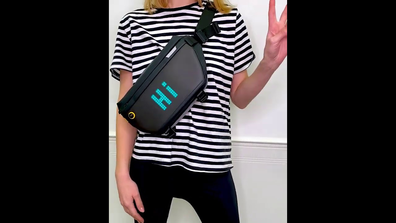 Сумка Divoom Pixoo sling bag video preview