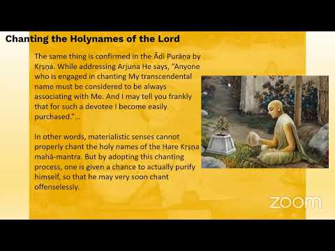 Bhakti Shastri Nectar Of Devotion Session 8 on 6.11.22