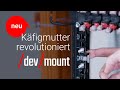 Patchbox Rack Zubehör /dev/mount (Bolzen Rot) 50-Pack