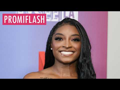 Video Thumbnail: Simone Biles zeigt sich nach Brust-OP im knappen Bikini
