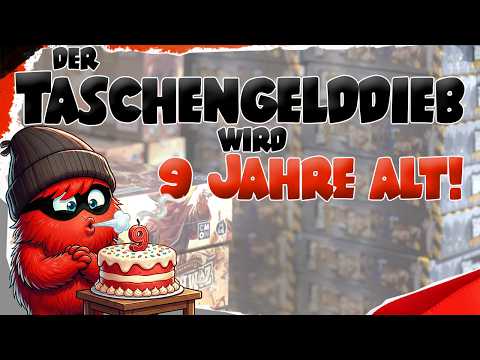 We're celebrating a birthday! 9 YEARS OF POCKET MONEY THIEF! 🎂