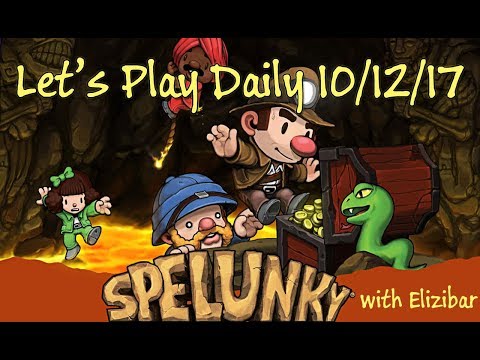Spelunky "Scared Money" - Daily Challenge 10/12/17 - Let's Play Spelunky Daily Challenge