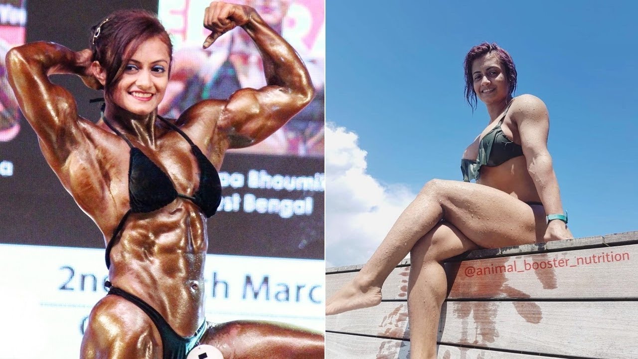 筋トレ女子　インドの19歳ボディービルダーEuropa Bhowmik