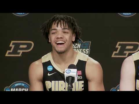 Purdue press conference after thrilling Sweet 16 win over Tennessee