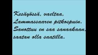 Elokuu-Saatilla +Lyrics