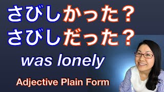 Download lagu 【GENKI L9】Japanese Adjective Conjugation - Plain Form さびしかった ＆ すきだった mp3