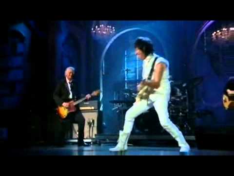 Jeff Beck and Jimmy Page Beck's Bolero and Immigrant Song R+R Hall of Fame   YouTube