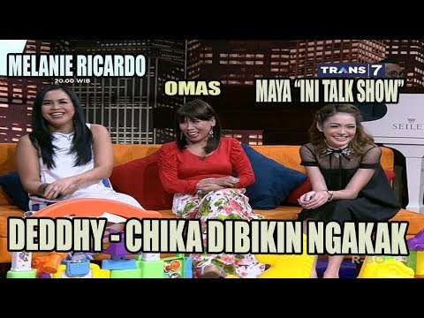 Deddy Chika Ngakak Kedatangan Omas, Melanie & Maya Ini Talk Show - Hitam Putih 22 Desember 2017