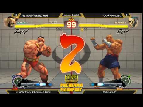 NB|BodyWeightCreed vs CORN|Alucard - Michiana Mashfest Winners Bracket Street Fighter 4