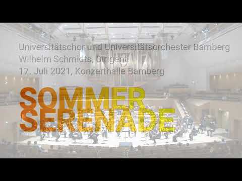 "Wir sind wieder da!" - Sommerserenade mit dem Unichor und Uniorchester Bamberg