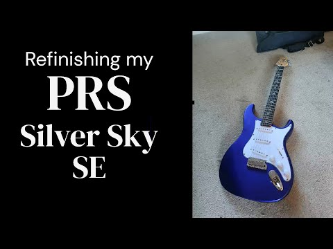 Refinishing my PRS Silver Sky SE in Metallic Purple