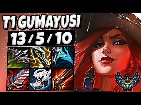 T1 Gumayusi Miss Fortune vs Ezreal [ ADC ] Patch 25.6 Korea Challenger ✅