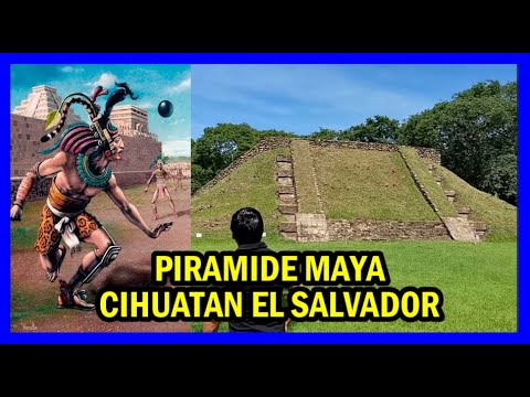 A pirâmide Maya do senhorio de Cihuatan, sitio destruído El Salvador