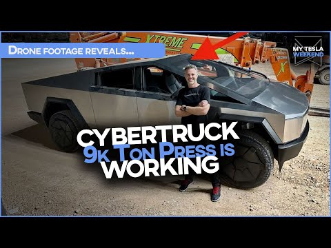 Cybertruck castings spotted at Giga Texas!