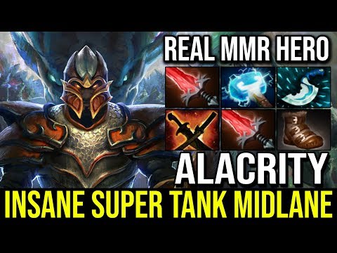 He's Real MMR Stealer [Dragon Knight] INSANE SUPER TANK MIDLANE 8000 MMR CARRY by AlaCrity Dota 2
