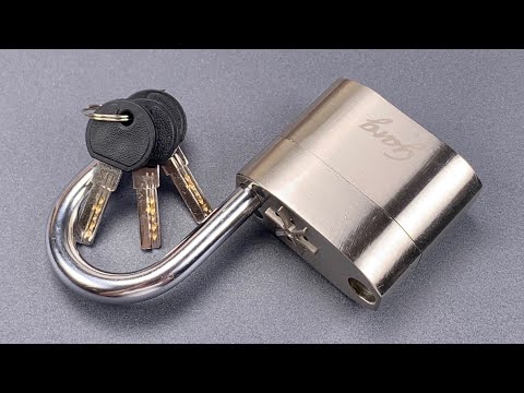 [1076]印度報警掛鎖在5秒內摘取和解除（Garg型號LLAP0005）。 ([1076] Indian Alarm Padlock Picked & Disarmed in 5 SECONDS (Garg Model LLAP0005))