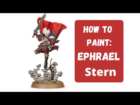 Painting Sisters of Battle Ephrael Stern