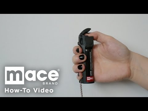 How to use the Peppergard Personal Pepper Spray - Mace