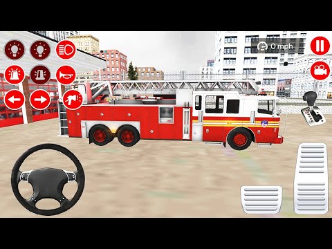 Real Fire Truck Driving Simulator - New Fire Fighting Fireman's Daily Job -  Best Android Games #6