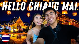 Travel vlog - First time in CHIANG MAI, THAILAND! 🇹🇭 Amazing City!
