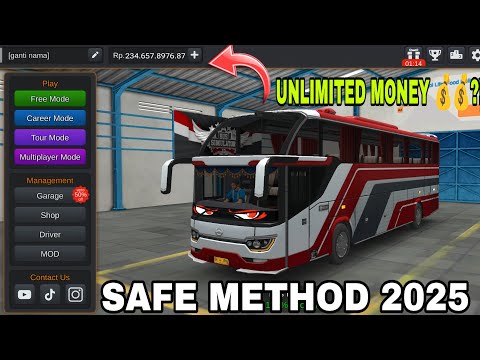 How to Get Unlimited Money in Bus Simulator Indonesia (BUSSID) | Easy Testing Method 2025