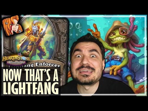 A REAL LIGHTFANG BUILD?? - Hearthstone Battlegrounds