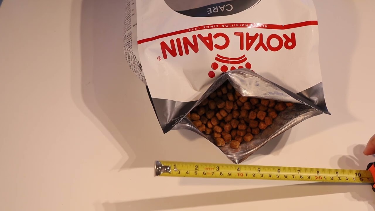 How big is the Royal Canin Feline Oral Care Cat Food Kibble