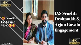 🥰 IAS Srushti Deshmukh Mam Engagement 4k WhatsApp Status Video | IAS status #Short #Viral #4k