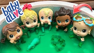 Download lagu NEW Baby alive crib life dolls Swimming in dirty Pool! 🤢 mp3 Download lagu NEW Baby alive crib life dolls Swimming in dirty Pool! 🤢 mp3