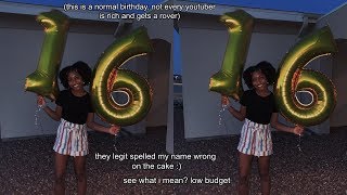 a NORMAL 16th birthday vlog (tesla not included)