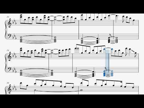 Omens of Life (Xenoblade Chronicles 2) Piano Sheet Music - 生命の予兆(ゼノブレイド2)ピアノ