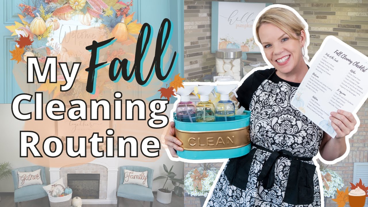 My SIMPLE Fall Cleaning Routine & Checklist 🍁🍂