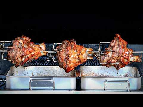 Crispy Roasted Pork Hocks - SCHWEINE HAXE recipe