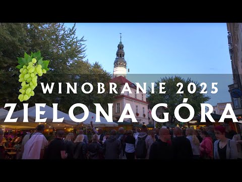 Grape Harvest Festival 2025 in Zielona Góra | 4K HDR | The Last Evening of the Festival