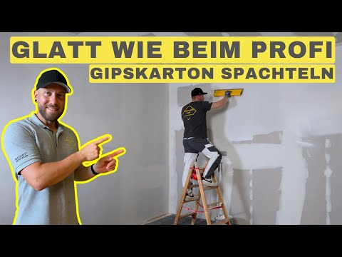 So spachtelst du Gipskarton richtig "Q1- Q4"