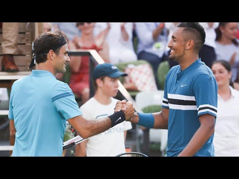 Roger Federer vs Nick Kyrgios - Stuttgart 2018 Semifinal: HD Highlights