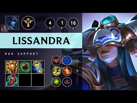 Lissandra Support vs Alistar - EUW Grandmaster Patch 25.10